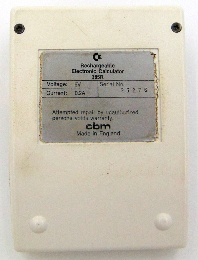 Commodore Calculator 385R
