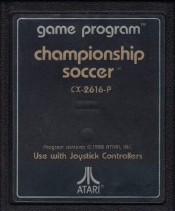 ATARI CX-2616-P championship soccer cartridge