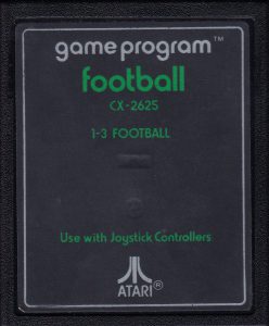 ATARI CX-2625 football cartridge