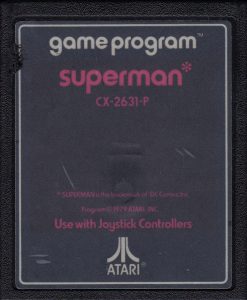 ATARI CX-2631-P superman cartridge