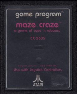 ATARI CX-2635 maze craze cartridge